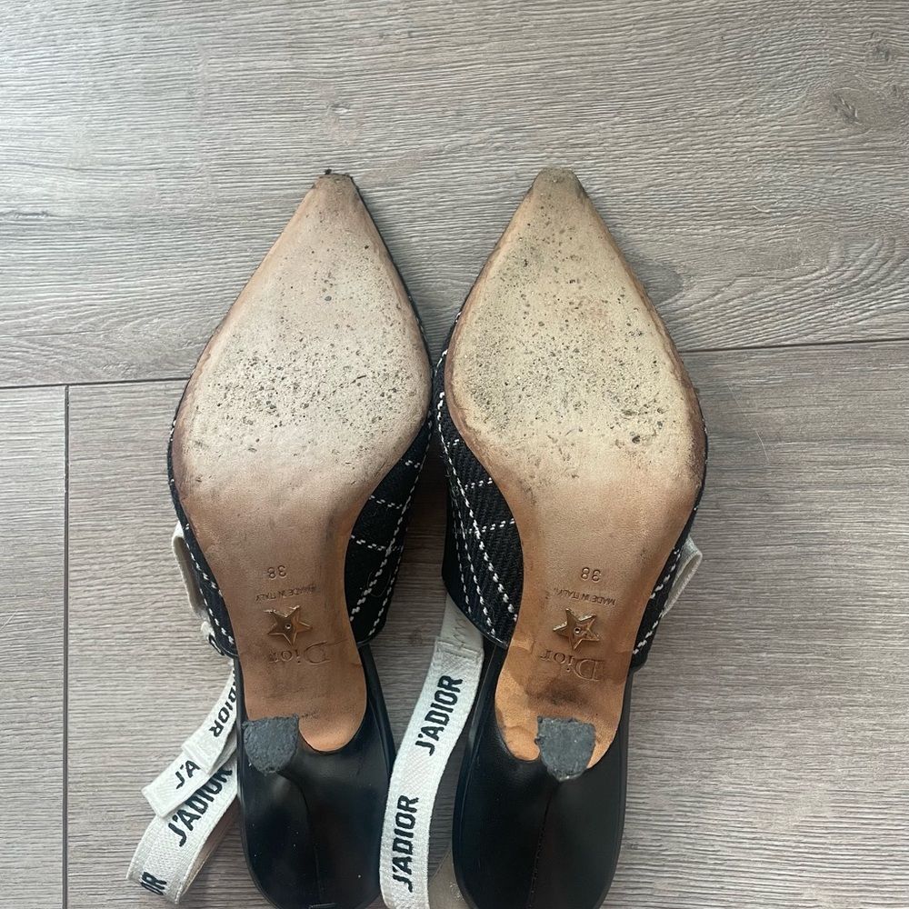 Dior Black and Cream Heels - Picture 4 of 5